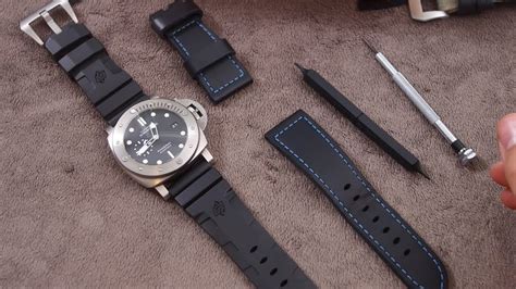 how do i change the band on my panerai watch|officine Panerai watch bands.